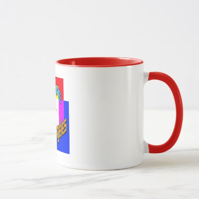 Caneca "EU AMO Los Angeles Coloring 1 Cup" (Direita)