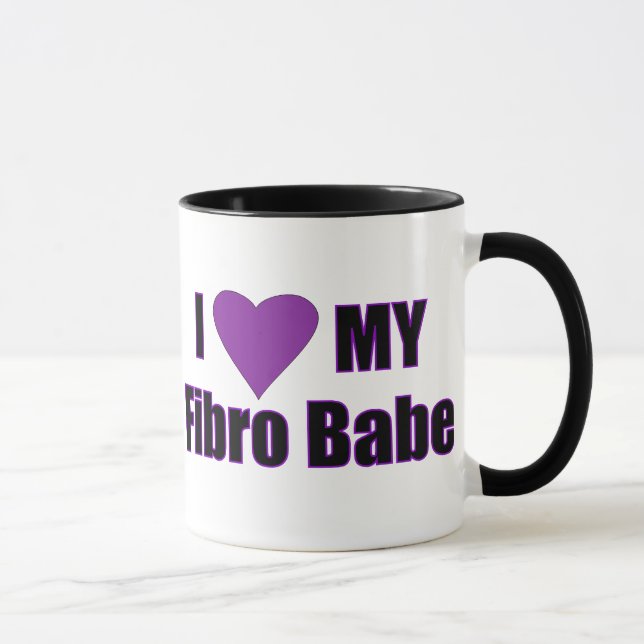 Caneca Eu amo meu borracho fibro (Direita)