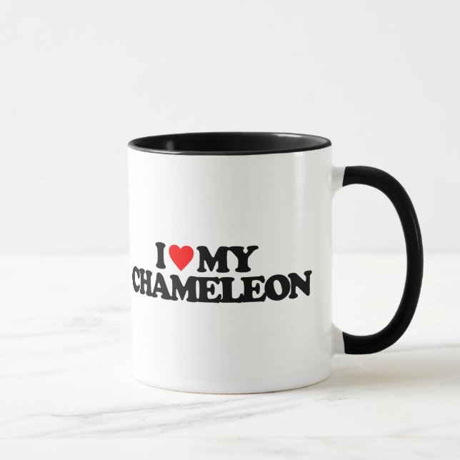 CANECA EU AMO MEU CAMALEÃO (Direita)