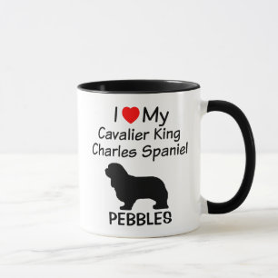 Caneca Eu Amo Meu Cavalier Rei Charles Spaniel Cog