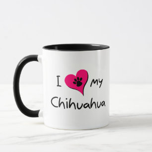 Caneca Eu amo meu Chihuahua