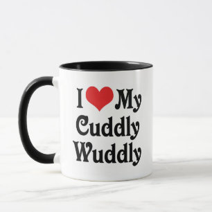 Caneca Eu Amo Meu Cuddly-Wuddly