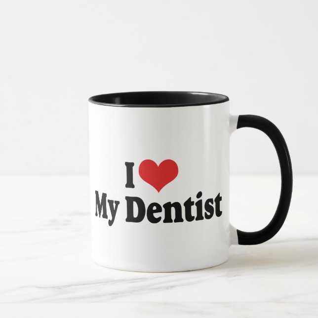 Caneca Eu Amo Meu Dentista (Direita)