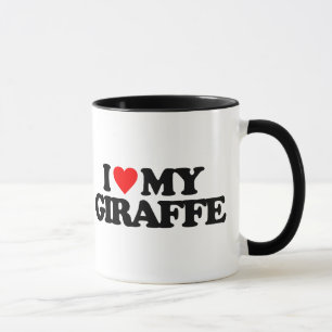 CANECA EU AMO MEU GIRAFA