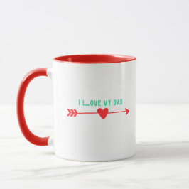 Caneca Eu Amo Meu Pai