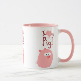 CANECA EU AMO MEU PORCO