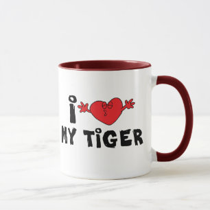Caneca Eu amo meu tigre