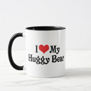 Caneca Eu Amo Meu Urso de Abraço