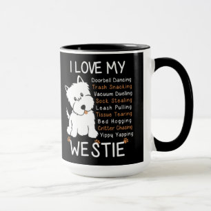 Caneca Eu amo meu Westie