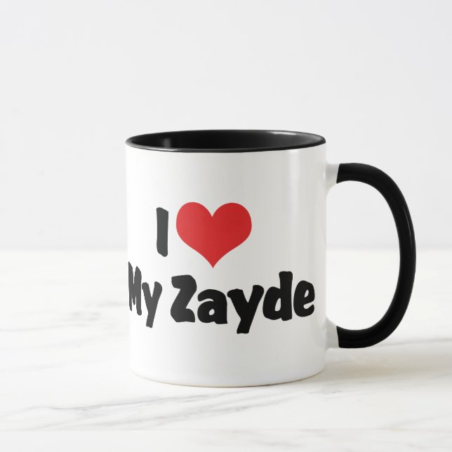 Caneca Eu Amo Meu Zayde (Direita)
