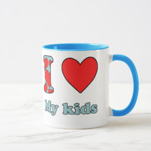 Caneca Eu amo meus filhos