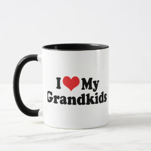 Caneca Eu Amo Meus Netos