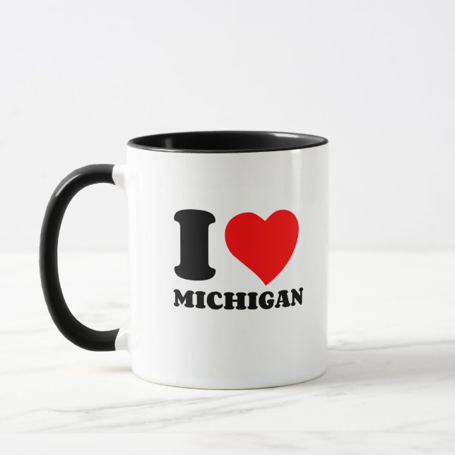 CANECA EU AMO MICHIGAN (Esquerda)