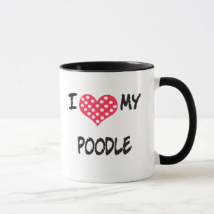 Caneca Eu amo minha caniche