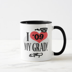 Caneca Eu amo minha engrenagem de 2009 formandos