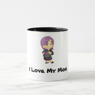 Caneca Eu Amo Minha Mãe Mug