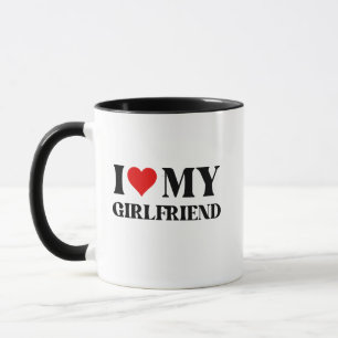 Caneca Eu Amo Minha Namorada – Presente Romântico