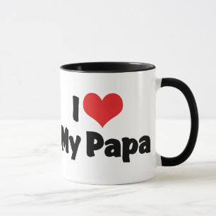 Caneca Eu amo minha papá