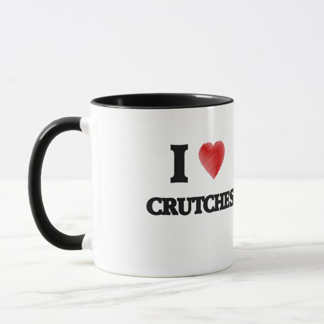 Caneca Eu amo muletas (Esquerda)