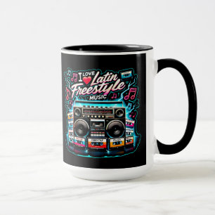 Caneca Eu Amo Música Latina Freestyle