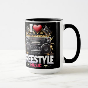 Caneca Eu Amo Música Livre