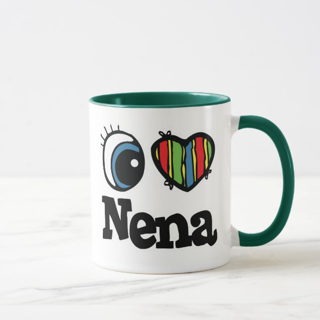 Caneca Eu Amo Nena (Direita)