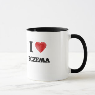 Caneca Eu amo o ECZEMA