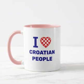 Caneca Eu Amo o Povo Croata