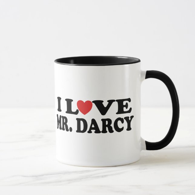 Caneca Eu amo o Sr. Darcy (Direita)