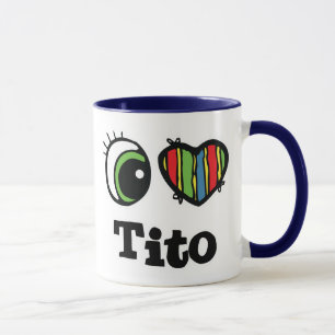 Caneca Eu amo o Tito