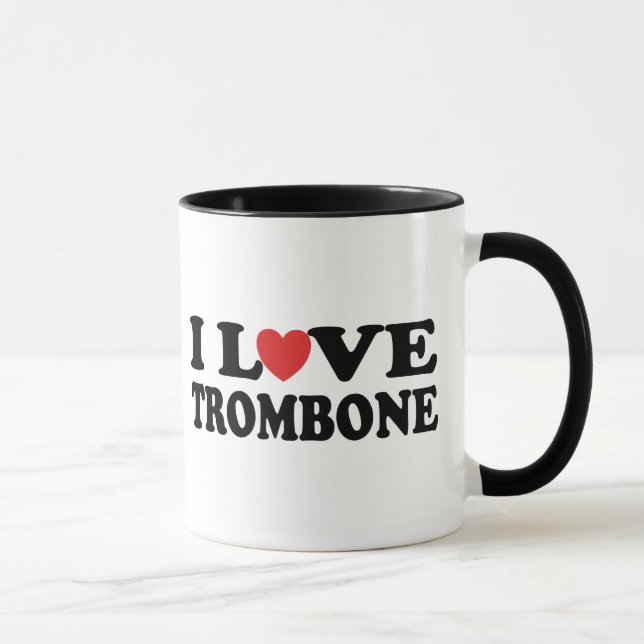 Caneca Eu amo o Trombone (Direita)