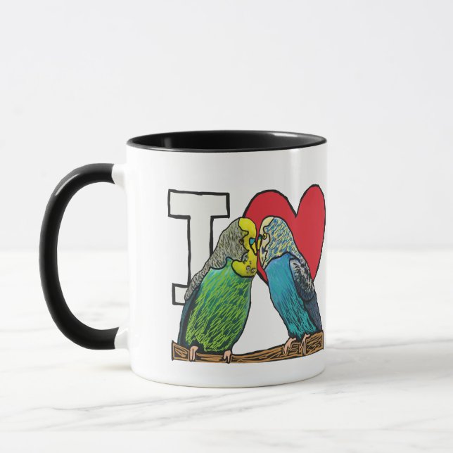 Caneca Eu Amo Orçamentos (Esquerda)