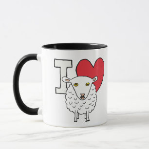 Caneca Eu Amo Ovinos