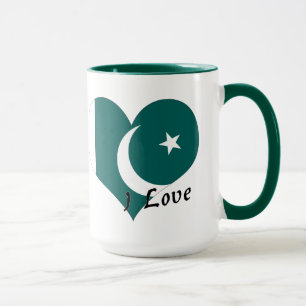 Caneca Eu amo Paquistão