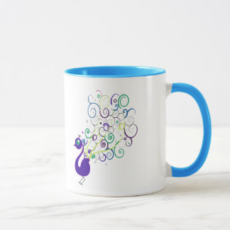 Caneca Eu amo pavões