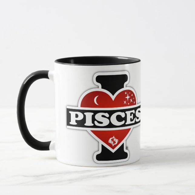 Caneca Eu amo peixes (Esquerda)