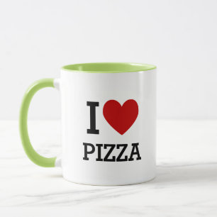 Caneca Eu Amo Pizza – Presente Divertido para Aman