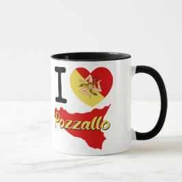 Caneca Eu Amo Pozzallo