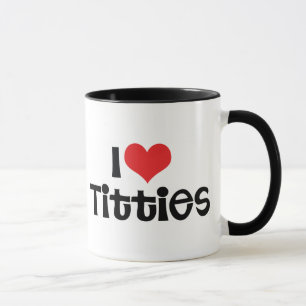 Caneca Eu Amo Seios