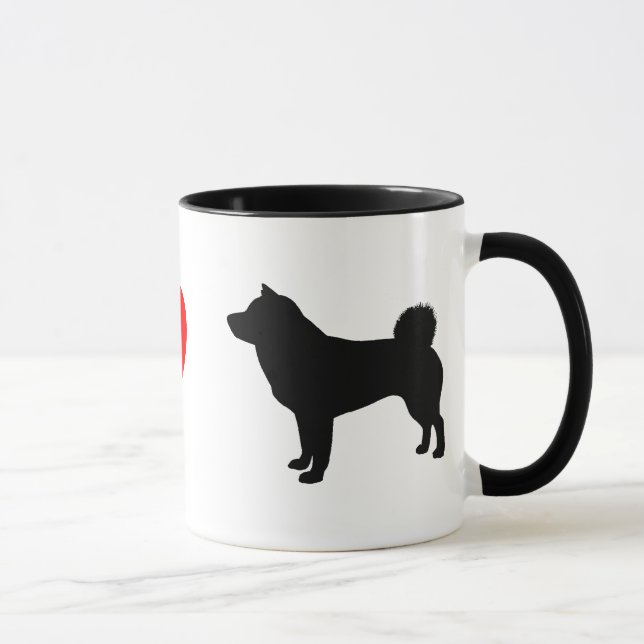 Caneca Eu amo Shiba Inus (Direita)