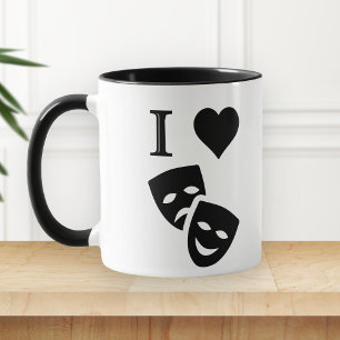 Caneca Eu Amo Teatro