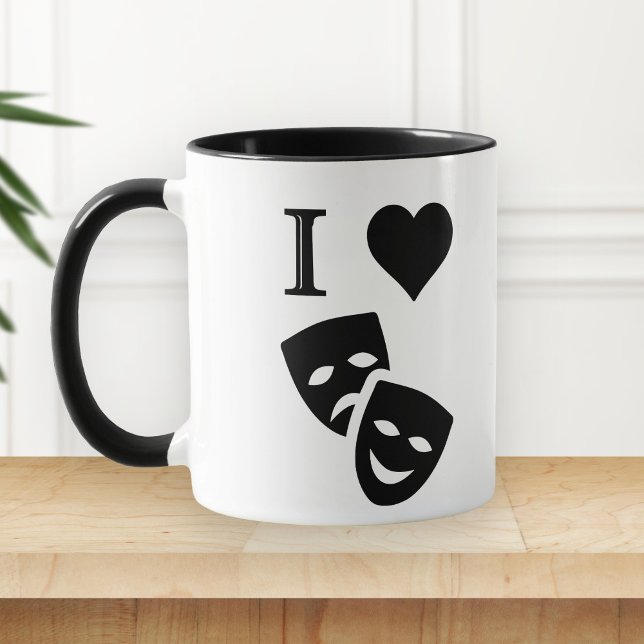 Caneca Eu Amo Teatro (Criador carregado)
