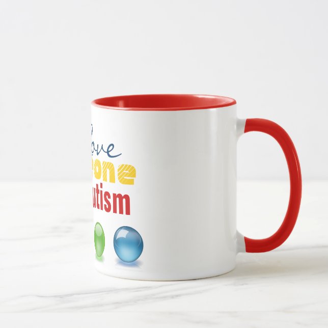 Caneca Eu Amo Um Ringer Mug (Direita)