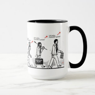 Caneca Eu apoio o capitalismo