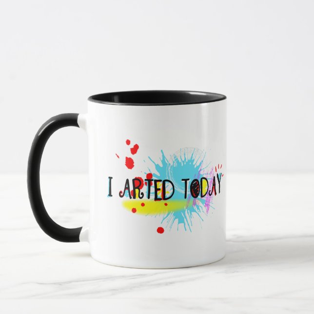 Caneca Eu Arrumei Hoje Engraçado Pun (Esquerda)