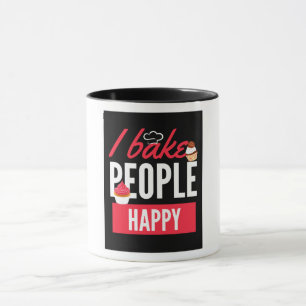 Caneca Eu Assar Pessoas Felizes Para Pastas De Baker