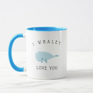 Caneca Eu Baleia Amo Você