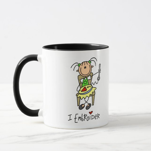 Caneca Eu bordo camisetas e presentes (Esquerda)