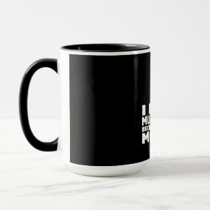 Caneca Eu Cato Cogumelos Porque Não Tenho Céus