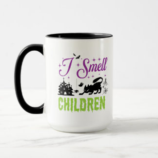 Caneca Eu Cheiro Crianças Halloween